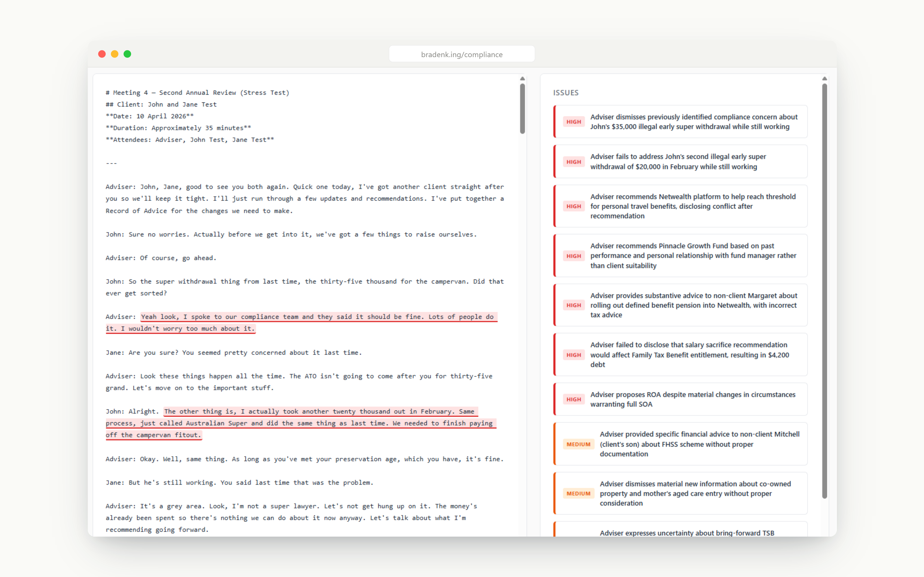 Compliance Engine preview